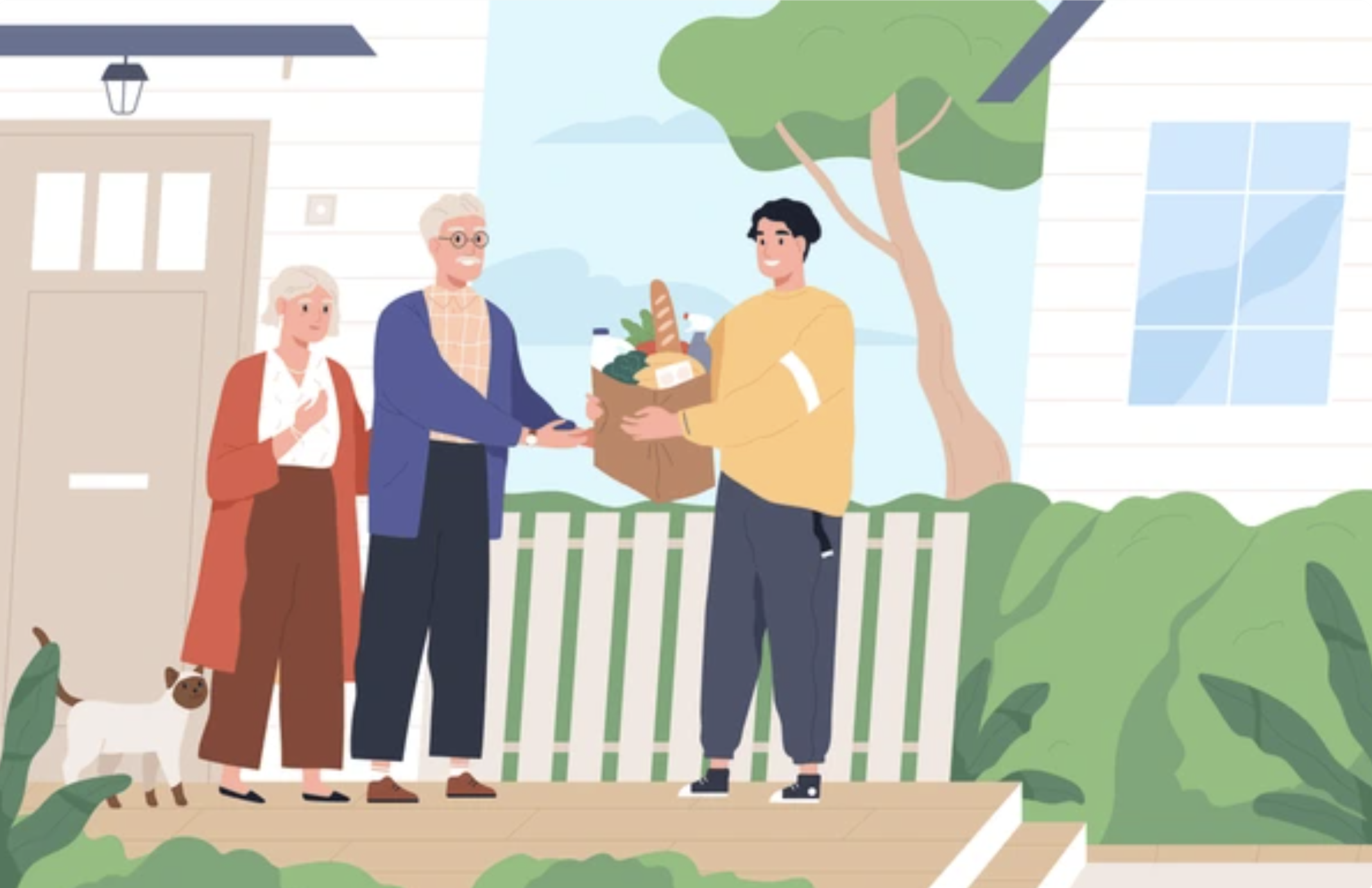 Neighbors helping neighbors
